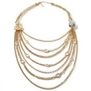  by Adrienne® Egyptian Inspired Jeweled Serpent Chain 26&