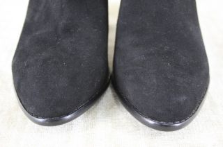 Elizabeth and James Shane Ankle Boots Black Suede Size 10 $295 New