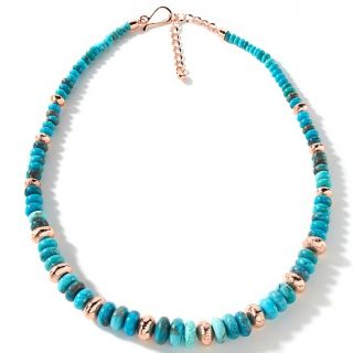  Jay King Jay King Turquoise Copper Rondelle Station 21 1/4 Necklace