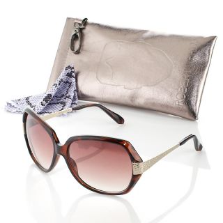 ROBERT VERDI Sasha Geo Plastic and Metal Sunglasses