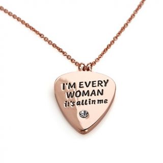  Pendants Novelty Lyric Culture Guitar Pick Roseone 30 Drop Necklace