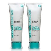 serious skincare glycolic cleanser twin pack autoship $ 31 95