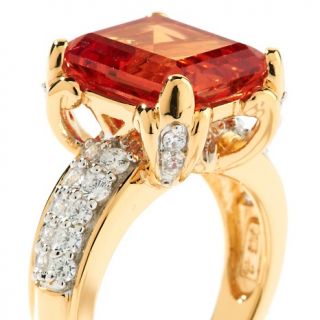 Victoria Wieck 8.08ct Absolute™ Created Padparadscha Sapphire and