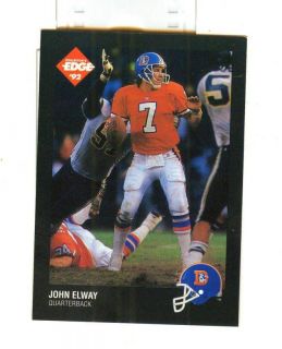 1992 Collectors Edge Prototype John Elway Denver Broncos HOF QB