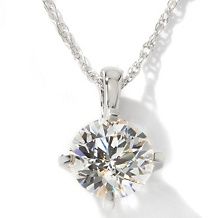 2ct absolute etoile cut round pendant with 18 chain $ 29 95