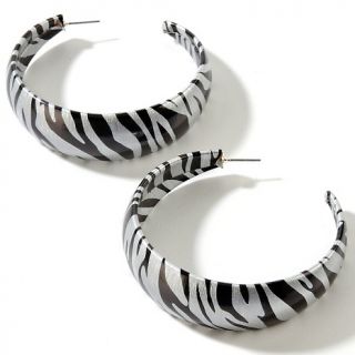  diane gilman animal print hoop earrings rating 31 $ 9 95 s h $ 3 95