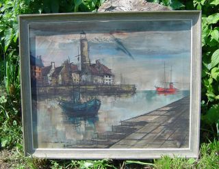   Estate Impressionistic Oil Painting by Listed Artist Edward M Griff