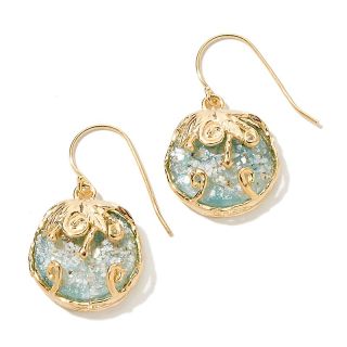 Jewelry Earrings Drop Noa Zuman Seaside Blue Roman Glass Drop