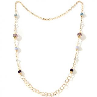  ® Multigemstone Circle Link 38 1/2 Necklace