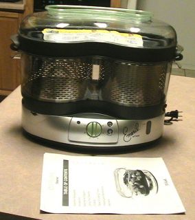 Emerilware Food Steamer by T Fal, Complete w/ Instructions & Recipes