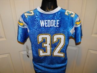 New Eric Weddle San Diego Chargers Youth Large L 14 16 Reebok Jersey