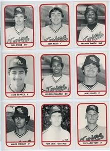 1981 Wisconsin Rapids Twins Mike Ungs Evansdale IA Iowa
