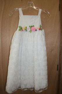 Easter NWT Emily Rose White Lace Dress Sleeveless Size 6