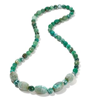  Necklaces Beaded Jay King Green Spider Web Stone Beaded 34 Necklace