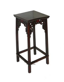 Chinese Antique Carve Elmwood Flower Plant Stand WK1332