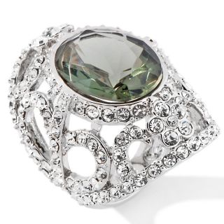  graziano large center stone pave cocktail ring rating 14 $ 13 47 s