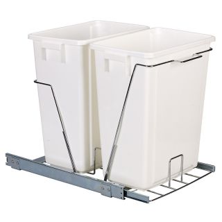 Household Essentials™ Chrome 8 Gallon Waste Basket