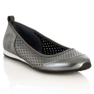 DKNYC Active Betty Perforated Leather Flat