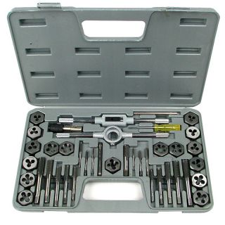  Hardware Hand Tools 40 piece Premium Tap and Die Set with SAE sizes