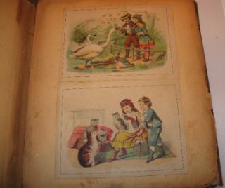 Civil War Era 1860s Album Antique Advertising & Cigarette Cards