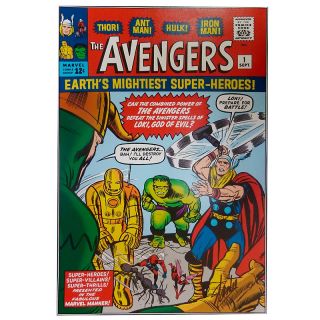 Marvel Handsigned Limited Edition 50 Origins The Avengers #1 Giclee