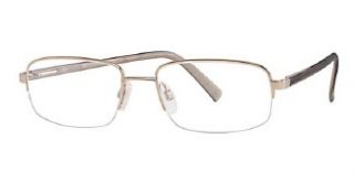 Authentic Stetson Semi Rimless Eyeglass Frames ST236 Satin Gold 51 17