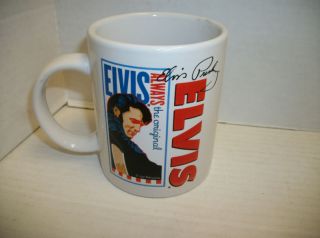Elvis Presley Signature Product Ceramic Coffee Mug Cup