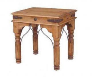 End Table With Conchos   Real Wood Furniture   Rustic   Western   Free