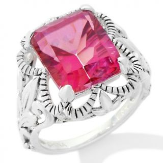Orvieto Silver Fantabulous Pink Quartz Sterling Ring