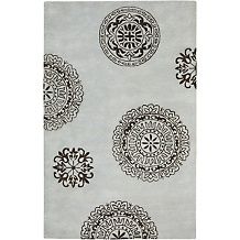 Rizzy Home Power Rug Diamond Medallion 5ft 3In x 7ft 7In at