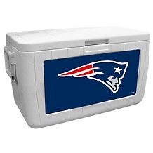 nfl 48 quart plastic cooler by coleman patriots d 20110829122646323