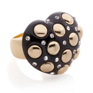 Princess Amanda Love Is in the Air Studded Heart Ring