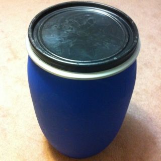 30 Gallon Barrel Open Top With Metal Safe Clamp HDPE 2 Food Grade pre
