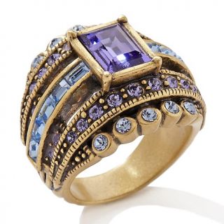 Heidi Daus Tailored Elegance Crystal Accented Dome Ring