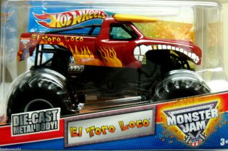 EL TORO LOCO Hot Wheels 2012 Monster Jam 1 24 Scale NEW ITEM