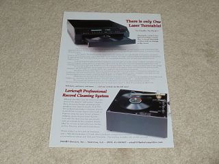 ELP Ad Laser Turntable PRC3 Cleaner Info Features