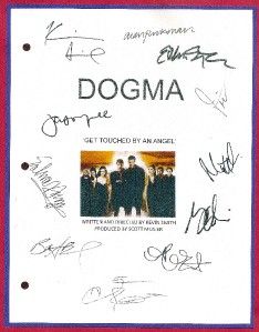 Dogma Script Signed 12x rpt Kevin Smith Ben Affleck Matt Damon Jason