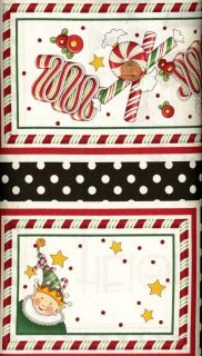 Engelbreit IsnT Christmas Jolly  Panel Quilt Fabric