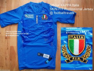  Kappa Skin Fit Pro Rugby Shirt Jersey World Cup 2011 Italy