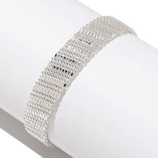 La dea Bendata La dea Bendata Wide Flattened Popcorn Chain Sterling