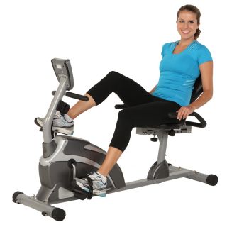  Extended Capacity Recumbent Adjustible Exercise Bike 8 Levels