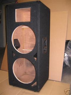 PA 215H600 Dual 15 Square Empty Speaker Cabinet