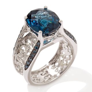 Victoria Wieck 5.33ct London Blue Topaz and Gemstone Sterling Silver