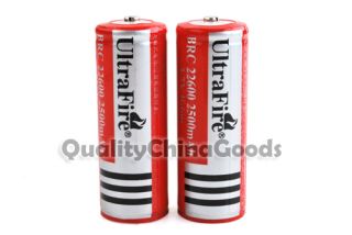 pcs UltraFire 22600 2500mAh 3.7V Rechargeable Protect Battery