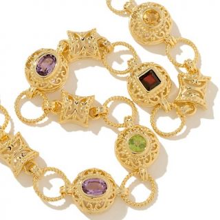 Technibond® Etruscan Style Multigemstone Necklace