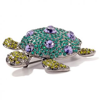 Princess Amanda Collection Fantasia Dream Turtle Crystal Pin
