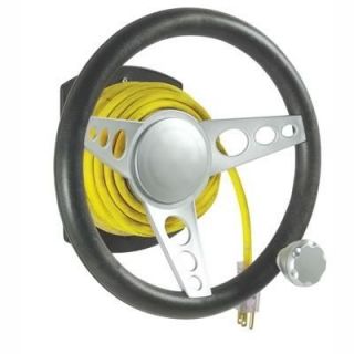 Extension Cord Winder Steering Wheel with Suicide Knob Style Holds up