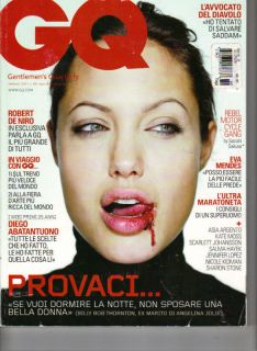 Angelina Jolie Italian GQ Magazine 2 07 Eva Mendes