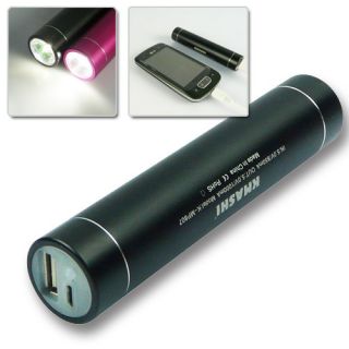 2800mAh USB Extended External Backup Battery Pack Flashlight for HTC
