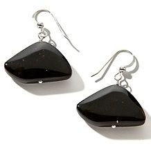  king black tourmaline sterling silver drop earrings $ 49 90 $ 69 90